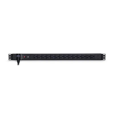 Cyber Power - PDU20BVT14F - 20A (Derated to 16A), 120 V, 50Hz/60Hz, NEMA L5-20P plug, 14 NEMA 5-20R, 0U Rackmount