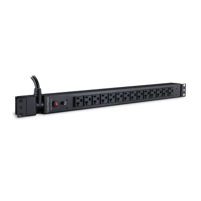 Cyber Power - PDU20BVT14F - 20A (Derated to 16A), 120 V, 50Hz/60Hz, NEMA L5-20P plug, 14 NEMA 5-20R, 0U Rackmount
