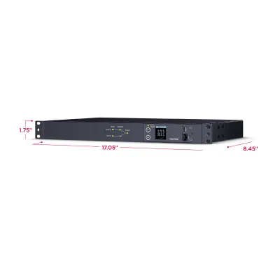 Cyber Power - PDU24001 - Single Phase 100 - 120 VAC 15A Metered ATS PDU