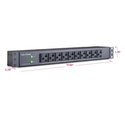 Cyber Power - PDU30BT10F10R - 30A (Derated to 24A), 120 V, 50Hz/60Hz