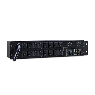 Cyber Power - PDU31003 - Monitored PDU 30A 120V (16) 5-20R Outlets NEMA L5-30P 12ft Cord SNMP 1U