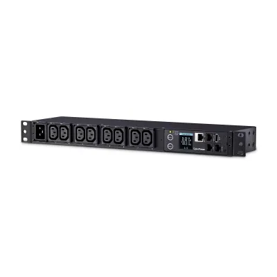 Cyber Power - PDU31005 - Monitored PDU 20A 100-240V (8) IEC-C13 Outlets IEC-C20 10ft Cord SNMP 1U