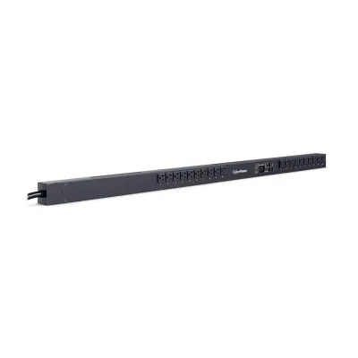 CYBERPOWER - PDU31116 - 15A (Derated to 12A), 100 - 120 V, 50Hz/60Hz, NEMA 5-15P plug, 20 NEMA 5-15R, 0U Rackmount, 10 ft cord, 3 year warranty