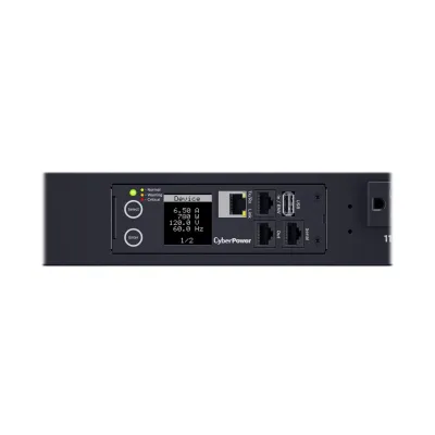 CYBERPOWER - PDU31116 - 15A (Derated to 12A), 100 - 120 V, 50Hz/60Hz, NEMA 5-15P plug, 20 NEMA 5-15R, 0U Rackmount, 10 ft cord, 3 year warranty