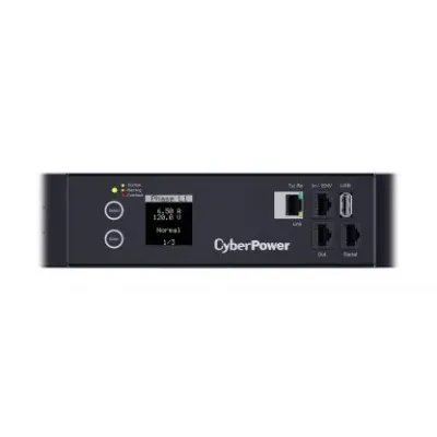 Cyber Power - PDU33103 - 3-Phase Monitored PDU, 120V/208V, 20A, 0U, (2) 5-20R + (36) C13 + (6) C19, NEMA L21-20P