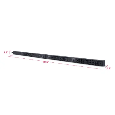 Cyber Power - PDU33108 - 3-Phase Monitored PDU, 200V-240V, 50A, 0U, (36) C13 + (6) C19, Hubbell CS8365C