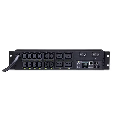 Cyber Power - PDU41008 - Switched PDU 30A 220V (12) IEC-C13 (4) IEC-C19 Out L6-30P 12ft 2U