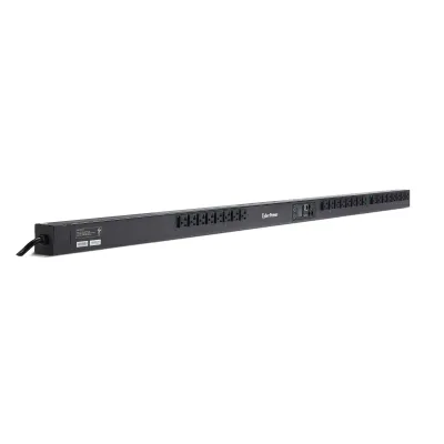 Cyber Power - PDU41101 - Switched PDU 20A SNMP (L)5-20P Input 120V (24) NEMA5-20R Outlets 10ft Cord