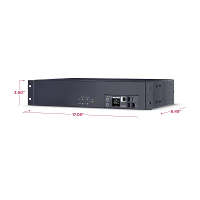 Cyber Power - PDU44007 - Switched ATS PDU, 30A (Derated to 24A), 200-240V,
