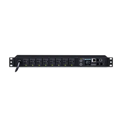 Cyber Power - PDU81001 - SW MBO PDU 15A 120V Metered-by-Outlet Switched PDU NEMA Outlets 12ft cord