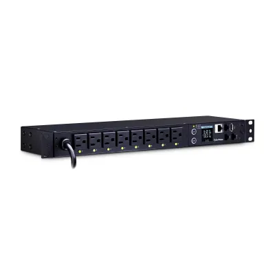 Cyber Power - PDU81001 - SW MBO PDU 15A 120V Metered-by-Outlet Switched PDU NEMA Outlets 12ft cord