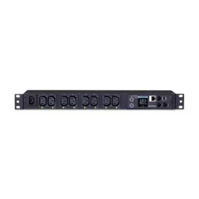 Cyber Power - PDU81004 - SW MBO PDU 15A 100-240V Metered-by-Outlet Switched PDU 8 C13 Outlets 10ft cord 3yr Warranty