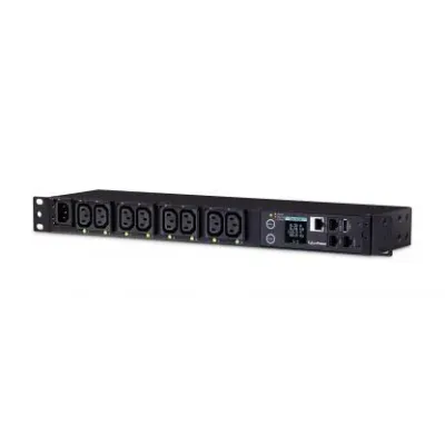 Cyber Power - PDU81004 - SW MBO PDU 15A 100-240V Metered-by-Outlet Switched PDU 8 C13 Outlets 10ft cord 3yr Warranty