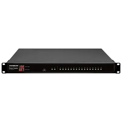 SECO-LARM - PH-U1820-PULQ - Rack-Mount DC CCTV Power Supply - 18 Outputs, 20 Amps
