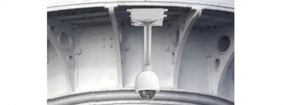 Lilin - PIH-520HBW - Outdoor Pendant Bracket and Box for Outdoor PTZ Domes, White Color, IPS4184, IPS4204, IPS4304, IPS8364