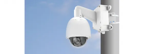 Lilin - PIH-520LBW - Outdoor Wall Bracket and Box for External Series Domes, White Color,  IPS4184, IPS4204, IPS4304, IPS8364