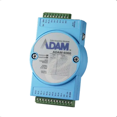 ACTi - PIOB-0100 - Advantech ADAM-6060 6 Digital Input and 6 Digital Output Network I/O Module