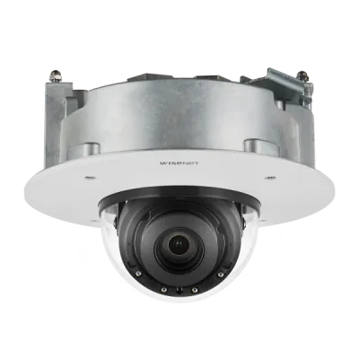 Hanwha - PND-A6081RF - 2MP Network AI IR Dome Camera, Max. 2MP resolution, Up to 120fps, 0.007Lux@F1.3 (Color), 0Lux (B/W, IR LED on), IR Viewable Length 40m(131.23ft), Wise IR,  Day & Night (ICR), WDR (120dB), WiseNRⅡ (Using AI engine), H.265, H.264
