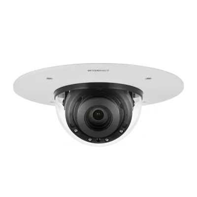 Hanwha - PND-A6081RF - 2MP Network AI IR Dome Camera, Max. 2MP resolution, Up to 120fps, 0.007Lux@F1.3 (Color), 0Lux (B/W, IR LED on), IR Viewable Length 40m(131.23ft), Wise IR,  Day & Night (ICR), WDR (120dB), WiseNRⅡ (Using AI engine), H.265, H.264