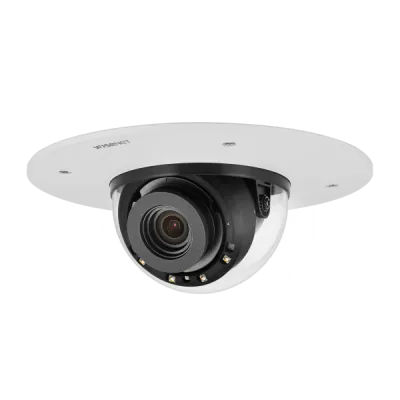 Hanwha - PND-A6081RF - 2MP Network AI IR Dome Camera, Max. 2MP resolution, Up to 120fps, 0.007Lux@F1.3 (Color), 0Lux (B/W, IR LED on), IR Viewable Length 40m(131.23ft), Wise IR,  Day & Night (ICR), WDR (120dB), WiseNRⅡ (Using AI engine), H.265, H.264