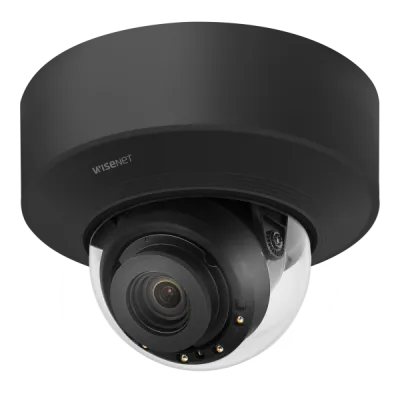 Hanwha - PND-A6081RV - 2MP Network AI IR Dome Camera, Max. 2MP resolution, Up to 120fps, 0.007Lux@F1.3 (Color), 0Lux (B/W, IR LED on), IR Viewable Length 40m(131.23ft), Wise IR, Day & Night (ICR), WDR (120dB), WiseNRⅡ (Using AI engine), H.265, H.264,