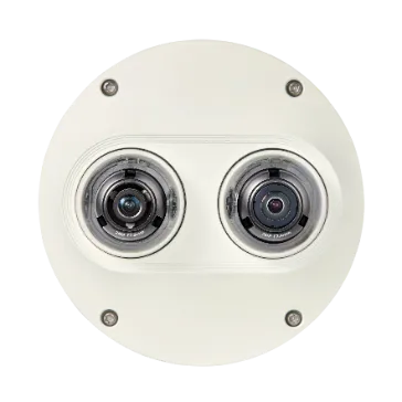 Hanwha - PNM-7000VD - 2 x 2MP outdoor dome