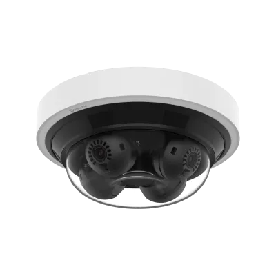 Hanwha - PNM-C16013RVQ - Wisenet P series network vandal outdoor mini Multi-Directional camera 4CH x 4MP @ 15FPS, Fix Lens 3.19mm (FoV H: 97°, V: 54°), triple codec H.265/H.264/MJPEG, 120dB WDR; IR viewable length 20m (65.6ft), USB port for easy inst