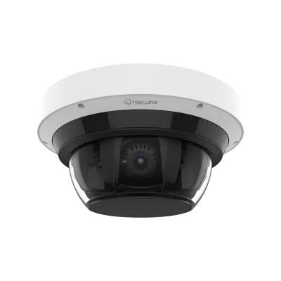 Hanwha - PNM-C32083RQZ - Wisenet P series network vandal outdoor Multi-Directional camera [AI ON] 4CH x 8MP @ 15FPS / [AI OFF] 4CH x 8MP @ 20FPS, Motorized Varifocal Lens with PTRZ function 4.38~9.33mm (FoV H: 112.1°~47.5°, V: 58°~26.6°), triple code