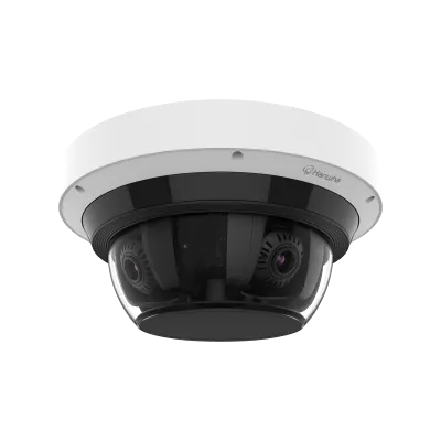 Hanwha - PNM-C32083RQZ - Wisenet P series network vandal outdoor Multi-Directional camera [AI ON] 4CH x 8MP @ 15FPS / [AI OFF] 4CH x 8MP @ 20FPS, Motorized Varifocal Lens with PTRZ function 4.38~9.33mm (FoV H: 112.1°~47.5°, V: 58°~26.6°), triple code