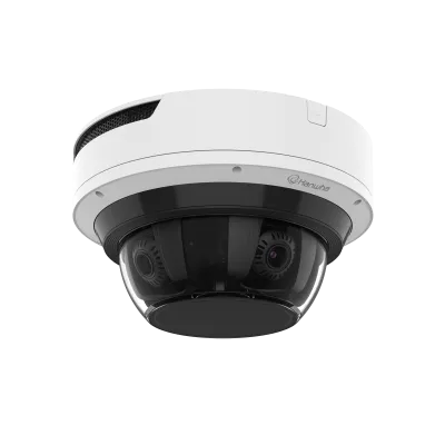 Hanwha - PNM-C32084RQZ-8XE256G-LU - Wisenet P series network vandal outdoor Multi-Directional camera  [WiseAI ON] 4CH x 8MP @ 15FPS / [WiseAI OFF] 4CH x 8MP @ 20FPS, Motorized Varifocal Lens 4.38~9.33mm (FoV H: 112.1°~47.5°, V: 58°~26.6°) with PTRZ f