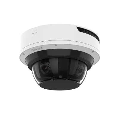 Hanwha - PNM-C32084RQZ-8XE256G-LU - Wisenet P series network vandal outdoor Multi-Directional camera  [WiseAI ON] 4CH x 8MP @ 15FPS / [WiseAI OFF] 4CH x 8MP @ 20FPS, Motorized Varifocal Lens 4.38~9.33mm (FoV H: 112.1°~47.5°, V: 58°~26.6°) with PTRZ f