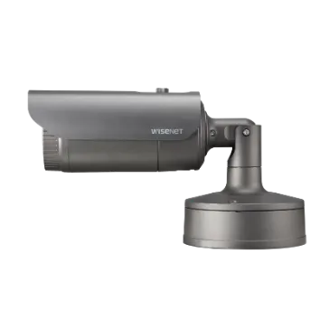 Hanwha - PNO-A9081R - 4K Network AI IR Bullet Camera, Max. 4K resolution @ 30FPS, 0.05Lux@F1.6 (Color), 0Lux (B/W, IR LED on), Day & Night(ICR), 4.5~10mm(2.2x) motorized varifocal lens, WDR(120dB) H.265, H.264, MJPEG codec, WiseStreamⅡ, WiseStreamⅢ (