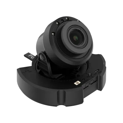 Hanwha - PNV-A9081RX - 4K Network AI IR Outdoor Camera Module, Max. 4K resolution @ 30FPS, 0.05Lux@F1.6 (Color), 0Lux (B/W, IR LED on), Day & Night(ICR), 4.5~10mm(2.2x) motorized varifocal lens, WDR(120dB) H.265, H.264, MJPEG codec, WiseStreamⅡ, Wise