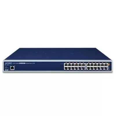 Planet - POE-1200G - 12-Port Gigabit IEEE 802.3at PoE+ Managed Injector Hub (220 watts)