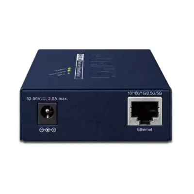 Planet - POE-171A-95 - Single-Port Multi-Gigabit 802.3bt PoE++ Injector (95 Watts, 802.3bt Type-4, UPoE, Legacy mode support, PoE Usage LED, 10/100/1G/2.5G/5G Data rate) -w/external power adapter