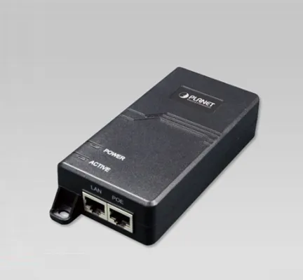 Planet - POE-172 - Single Port 10/100/1000Mbps Ultra POE Injector (60 Watts) - w/internal power, 802.3at PoE compatible