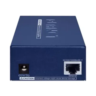PLANET - POE-173S-12V - Single-Port 10/100/1000Mbps 802.3bt PoE++ Splitter