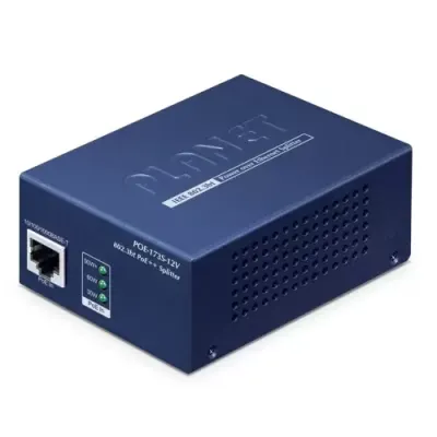 PLANET - POE-173S-12V - Single-Port 10/100/1000Mbps 802.3bt PoE++ Splitter