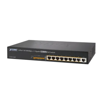 Acti - PPSW-0100 - 8-Port 802.3at PoE Switch , (PoE Budget 120W)