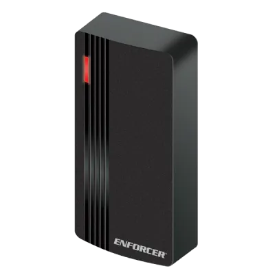 SECO-LARM - PR-2121-PQ - Mini Wiegand Proximity Reader – EM 26 bits, EM 125 kHz, Outdoor rated – IP66, Extreme cold tolerance to -40° F (-40° C), 9~24 VDC Operation, Sturdy black ABS plastic housing