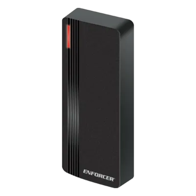 SECO-LARM - PR-2123-PQ - Mullion Wiegand Proximity Reader – EM 26 bits, EM 125 kHz, Outdoor rated – IP66, Extreme cold tolerance to -40° F (-40° C), 9~24 VDC Operation, Sturdy black ABS plastic housing