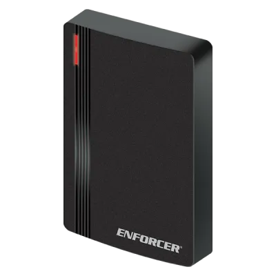 SECO-LARM - PR-2125-PQ - Single-Gang Wiegand Proximity Reader – EM 26 bits, EM 125 kHz, Outdoor rated – IP66, Extreme cold tolerance to -40° F (-40° C), 9~24 VDC Operation, Sturdy black ABS plastic housing