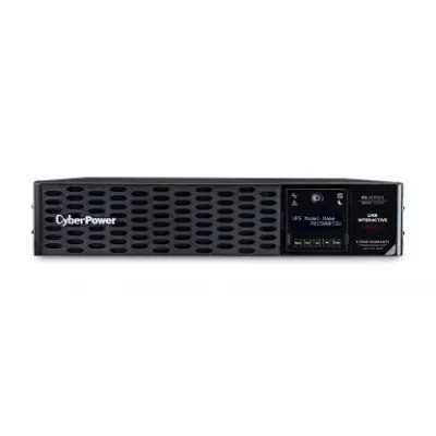 Cyber Power - PR1500RT2U - 1500VA/1500W, Sine Wave, 2U, NEMA 5-15P, 10 Ft Cord, 8 NEMA 5-15R, USB, Serial, SNMP, Relay, EPO, PowerPanel Business Edition software, 3 Year Warranty