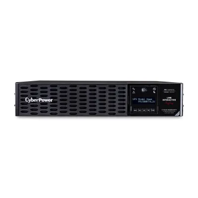 Cyber Power - PR1500RTXL2U - UPS SYSTEMS New Smart App 1500VA/1500W, Sine Wave, 2U, NEMA 5-15P, 10 Ft Cord