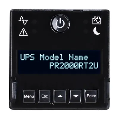 Cyber Power - PR2000RT2UN - UPS SYSTEMS New Smart App, 2000VA/2000W, Sine Wave, 2U, NEMA 5-20P, 10 Ft Cord