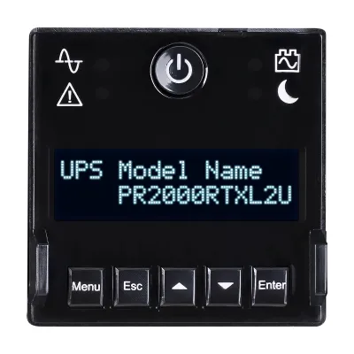 Cyber Power - PR2000RTXL2UN - UPS SYSTEMS New Smart App Sinewave, 2000VA/2000W, 2U, NEMA 5-20P, 10 Ft Cord