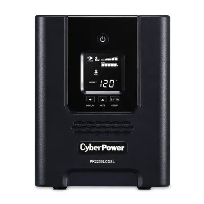Cyber Power - PR2200LCDSL - UPS SYSTEMS Smart App, 2070VA/1980W, Pure Sine Wave, NEMA 5-20P