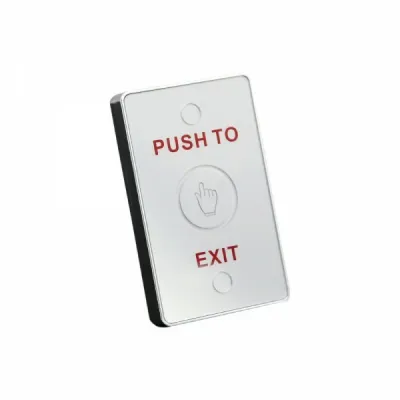 ZKTeco USA - PTE-1 - Exit Switch with Soft Touch Power 3A 12V DC Currrent Consumption 3A 70MA