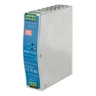 Planet - PWR-75-48 - 48V, 75W Din-Rail Power Supply (NDR-75-48, adjustable 48-56V DC Output)