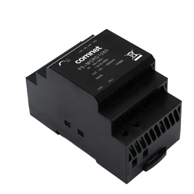 Hanwha - PWR-MORD1260 - 12VDC 60Watt (1.25A) DIN Rail High Temp Power Supply (-40⁰C to +71⁰C With -40⁰C Start-Up)